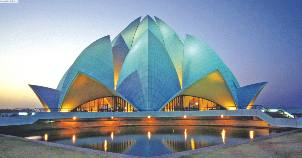 7th house of worship of Baha’i: Lotus Temple